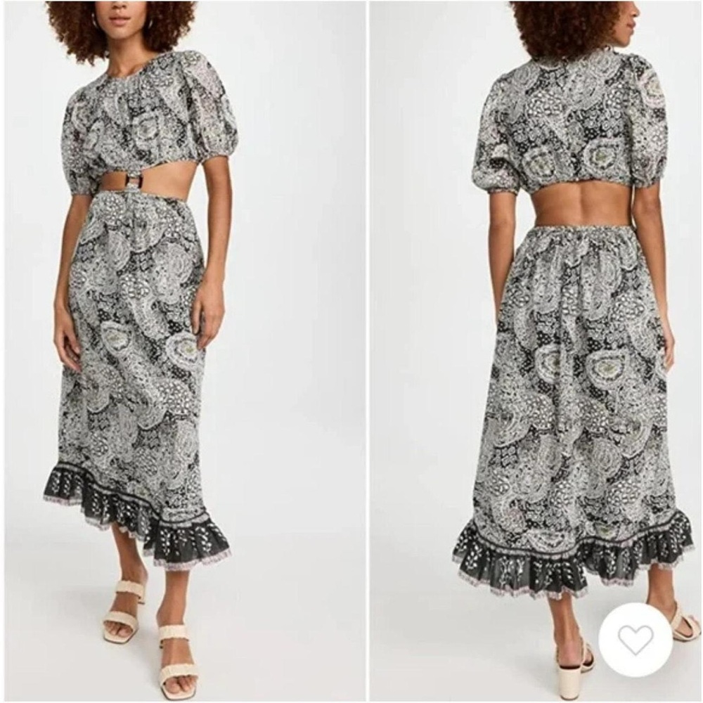 Cleobella Josephine Cutout Ankle Dress Med